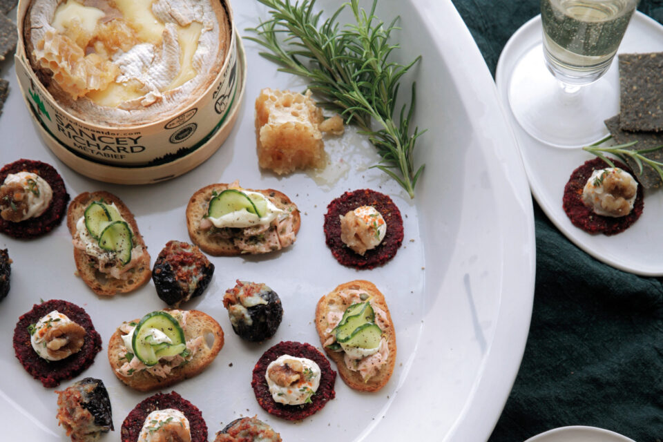 Festive Canapés with Daylesford Cookery School
